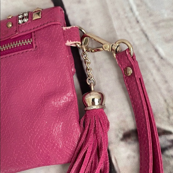 Bebe studded tassel wristlet - Picture 6 of 16